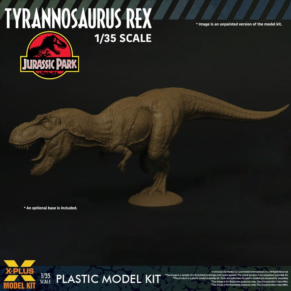 Jurassic Park Modellino in Plastica 1/35 Tyrannosaurus Rex 42 cm X-Plus