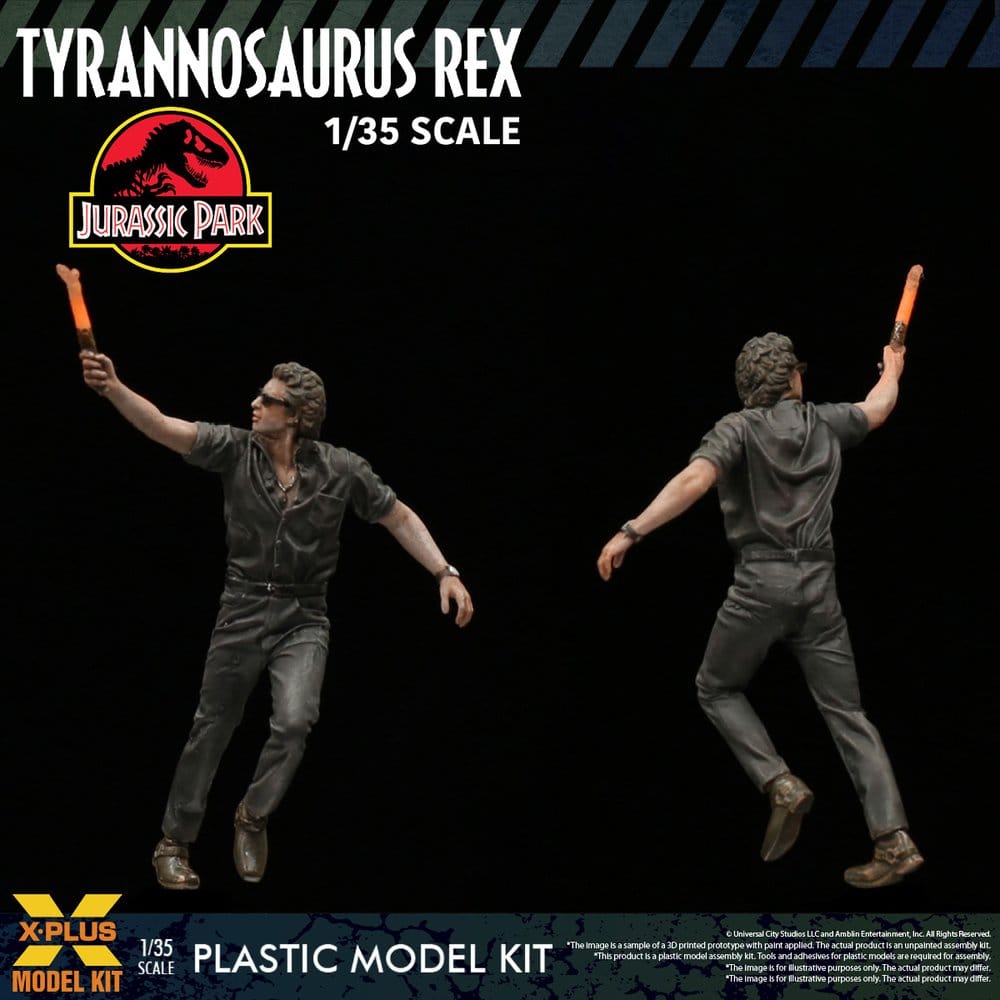 Jurassic Park Modellino in Plastica 1/35 Tyrannosaurus Rex 42 cm X-Plus