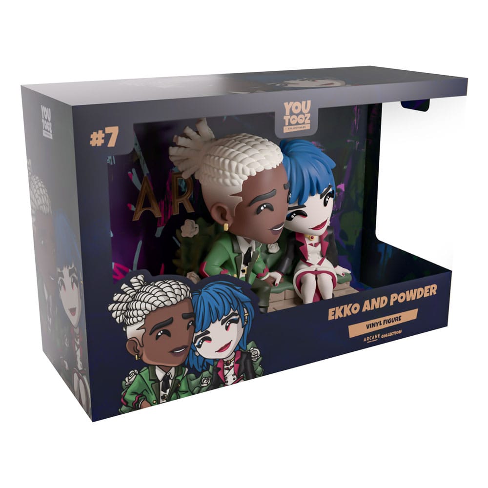Youtooz Arcane Figure in Vinile 2-Pack Ekko & Powder 11 cm