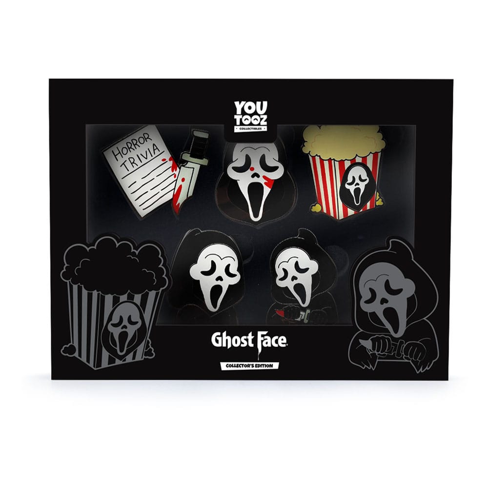 Set di 6 Spille in Smalto Scream di Youtooz, 3 cm