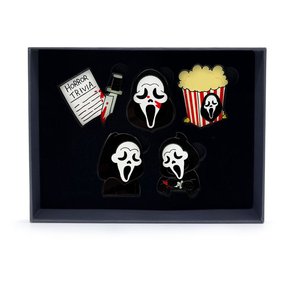 Set di 6 Spille in Smalto Scream di Youtooz, 3 cm