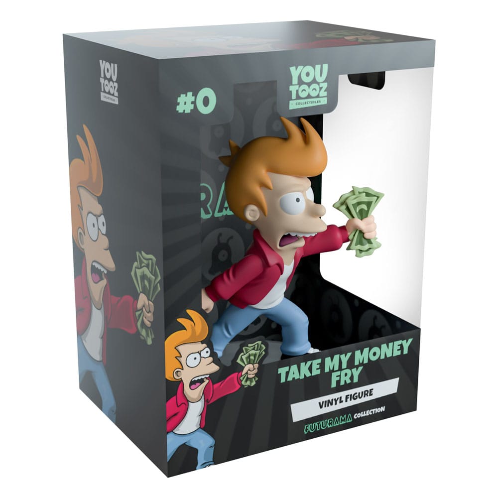 Futurama Statuetta in Vinile Take My Money Fry 13 cm - Youtooz