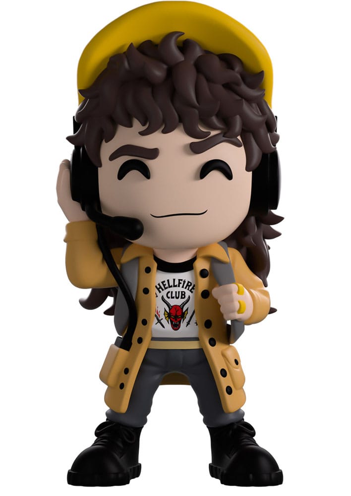 Stranger Things Statua in Vinile Dustin con Cuffie 13 cm Youtooz