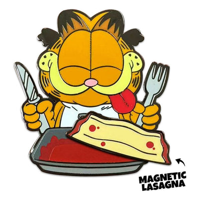 Spilla Garfield Disco Garfield Cena Lasagna 5 cm - Youtooz