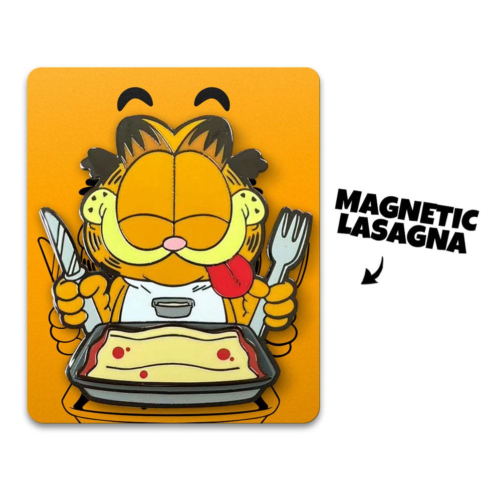 Spilla Garfield Disco Garfield Cena Lasagna 5 cm - Youtooz