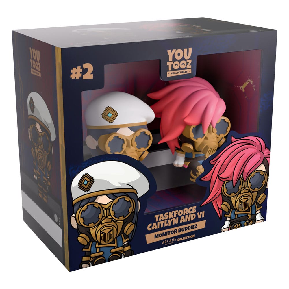 Arcane Vinyl Figures 2-Pack Caitlyn & Vi Taskforce 7 cm Youtooz