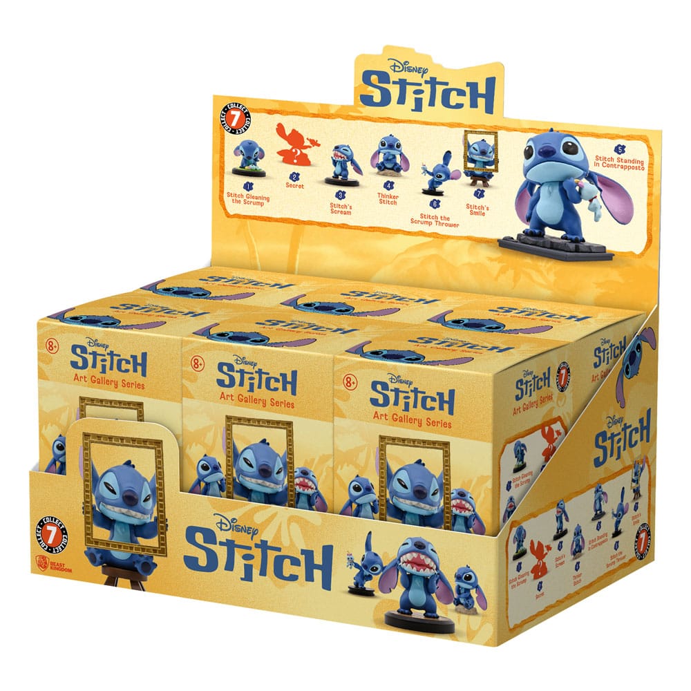 Lilo & Stitch Hero Box Art Gallery Series Mini Figure 8 cm Display da 6 pezzi YuMe Toys