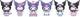 Mini Figure Sanrio Kuromi Party Series in Blind Box, display da 12 pezzi, 5 cm, YuMe Toys