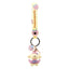 Sanrio Peach Series Portachiavi con Cinturino da Polso - Hello Kitty e Amici - Espositore da 12 Pezzi YuMe Toys