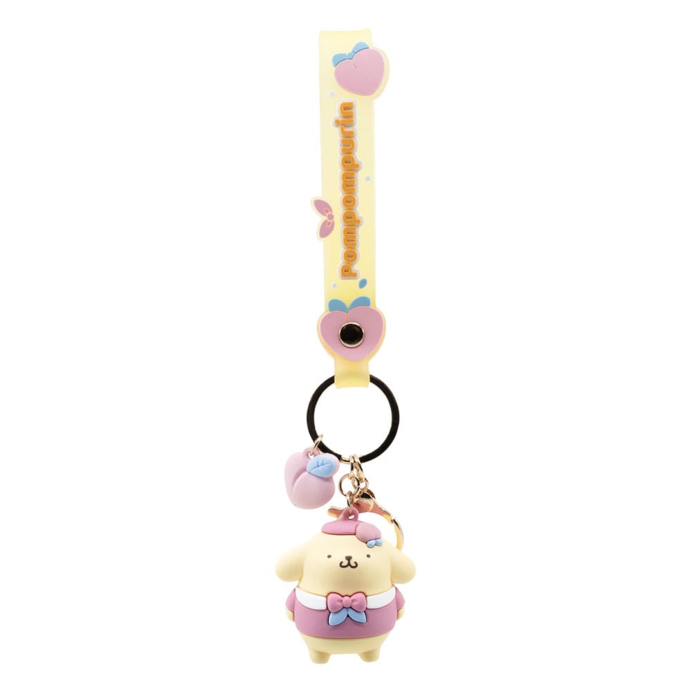 Sanrio Peach Series Portachiavi con Cinturino da Polso - Hello Kitty e Amici - Espositore da 12 Pezzi YuMe Toys