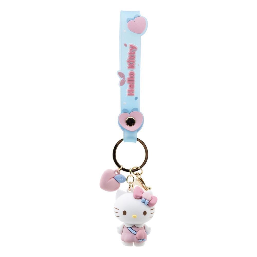 Sanrio Peach Series Portachiavi con Cinturino da Polso - Hello Kitty e Amici - Espositore da 12 Pezzi YuMe Toys