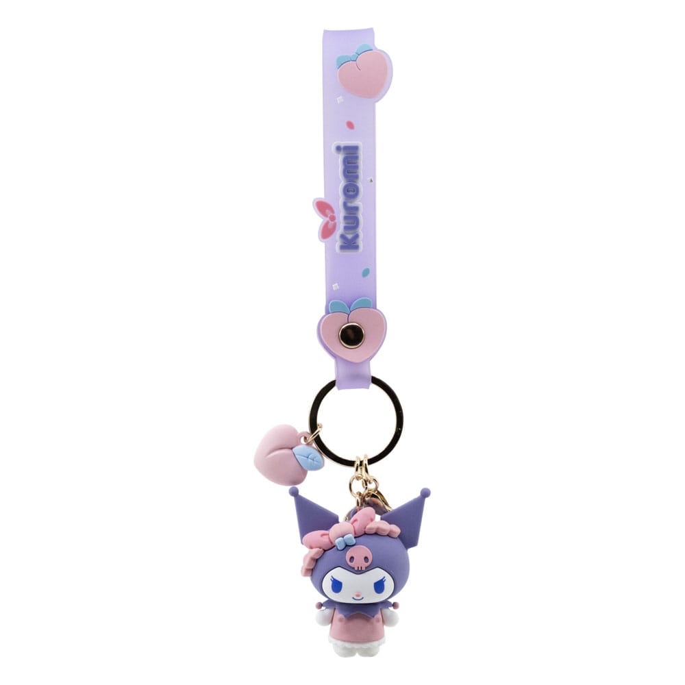 Sanrio Peach Series Portachiavi con Cinturino da Polso - Hello Kitty e Amici - Espositore da 12 Pezzi YuMe Toys