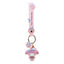 Sanrio Peach Series Portachiavi con Cinturino da Polso - Hello Kitty e Amici - Espositore da 12 Pezzi YuMe Toys