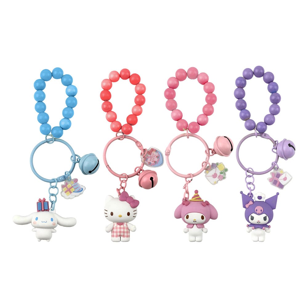 Portachiavi e Bracciale Sanrio Celebration Series Hello Kitty and Friends con Display da 12 Pezzi YuMe Toys