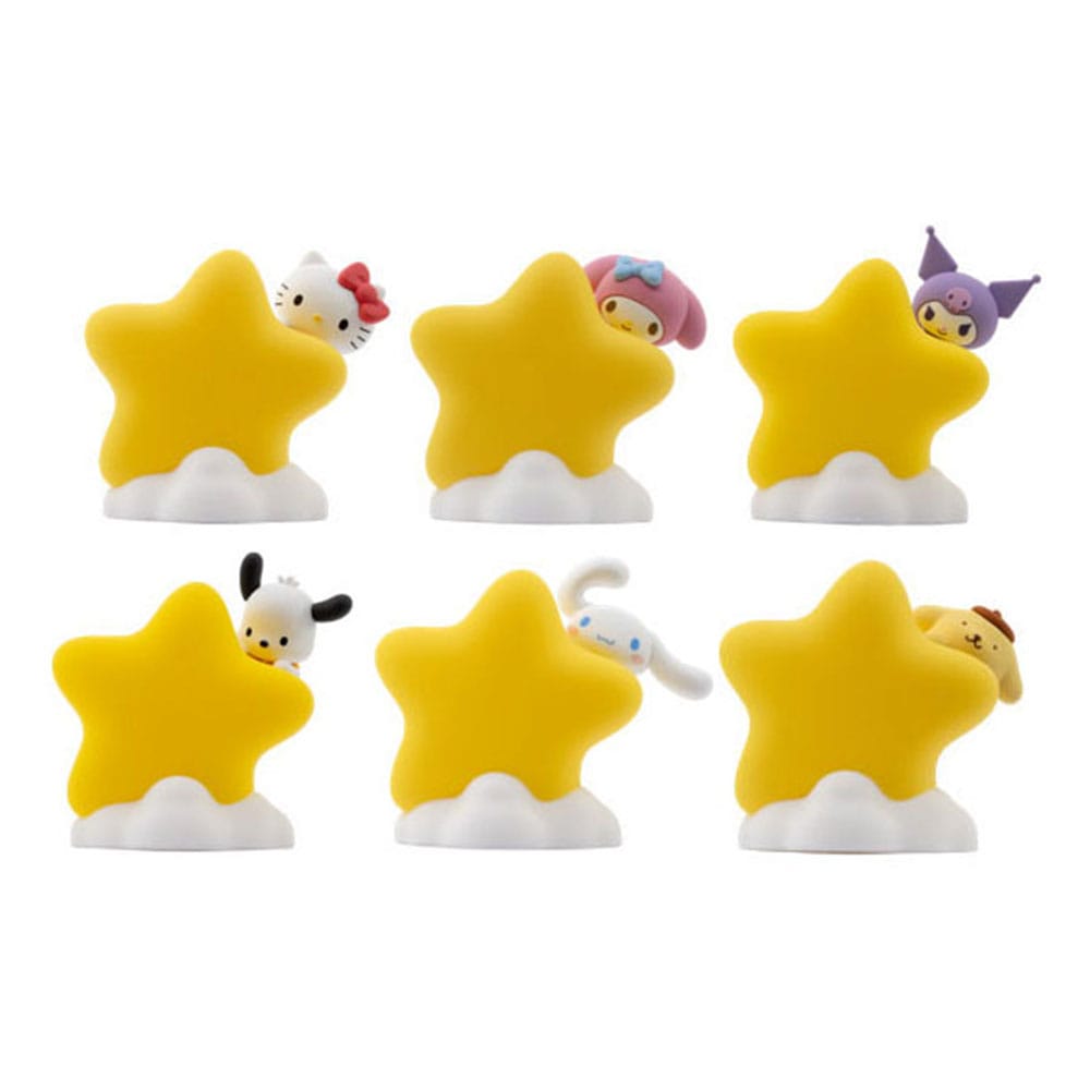 Sanrio Bedside Light Star Light Series Mini Figure Display - Hello Kitty e amici 8 cm (12 pezzi)