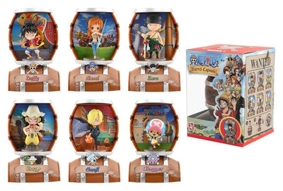 One Piece Barrel Capsule Mini Figure 9 cm - Display da 6 (Blind Box) - YuMe Toys