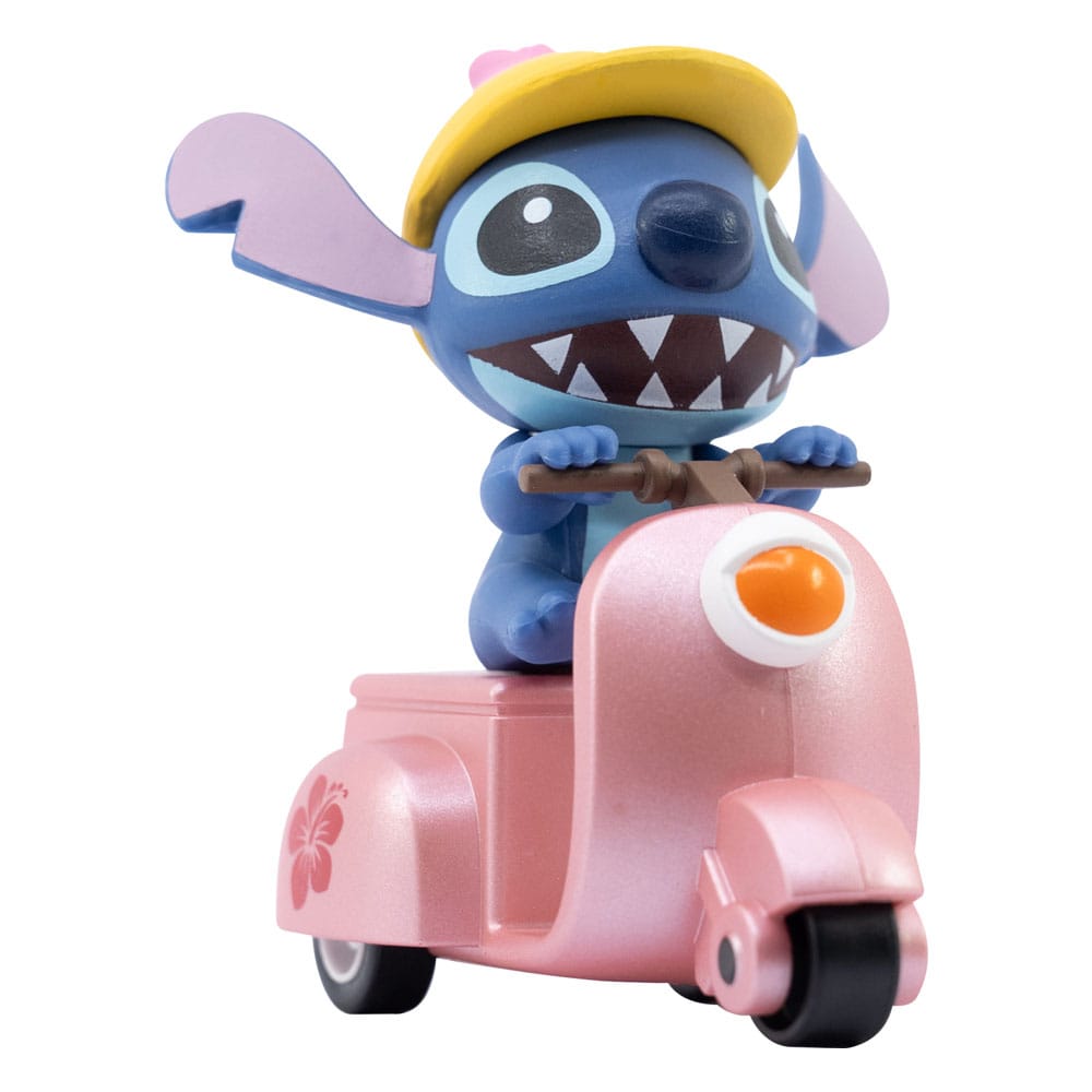 Lilo & Stitch Zoom Hero veicoli a trascinamento con figure Stitch, assortimento 12 pezzi