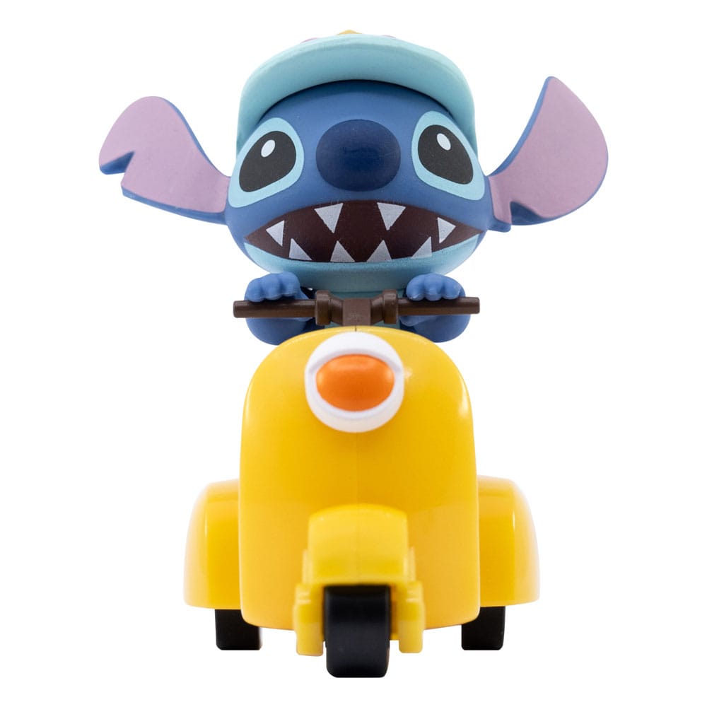 Lilo & Stitch Zoom Hero veicoli a trascinamento con figure Stitch, assortimento 12 pezzi