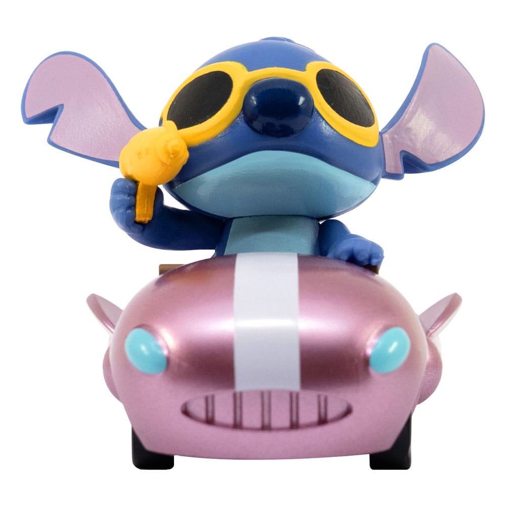 Lilo & Stitch Zoom Hero veicoli a trascinamento con figure Stitch, assortimento 12 pezzi