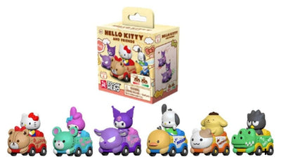 Sanrio Zoom Hero Veicoli a Trazione con Figure Hello Kitty e Amici Serie 1 Blind Box Display (12)