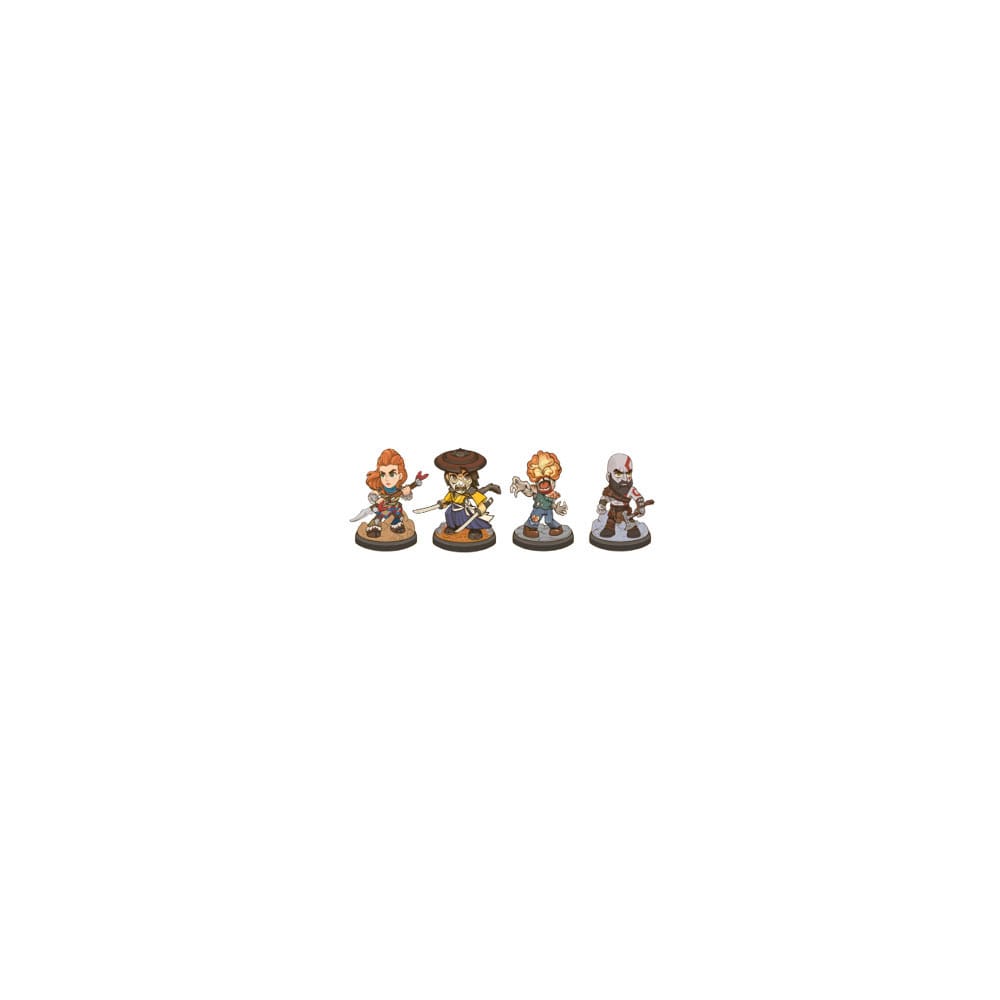 YuMe Toys PlayStation Hero Box All Stars Series Mini Figures 12 cm Display da 6 pezzi
