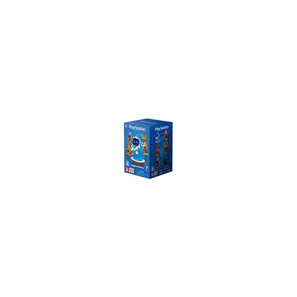YuMe Toys PlayStation Hero Box All Stars Series Mini Figures 12 cm Display da 6 pezzi