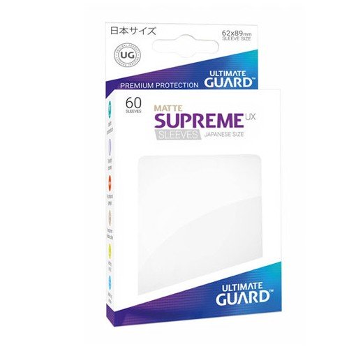 Ultimate Guard - Supreme Sleeves - Japanese Size UX - White 60