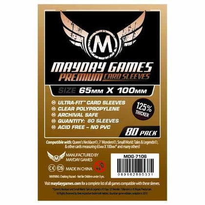 Board Game Sleeves - Bustine Protettive Premium Copper 65x100 (80)
