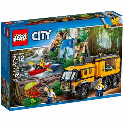 Lego - 60160 Laboratorio mobile nella giungla