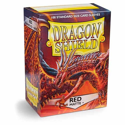 Dragon Shield - Deck Protector Red Matte 100 pcs