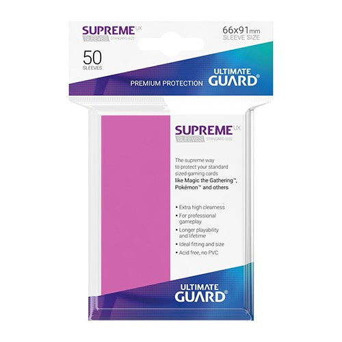 Ultimate Guard - Supreme UX Sleeves Standard Size Pink (50)