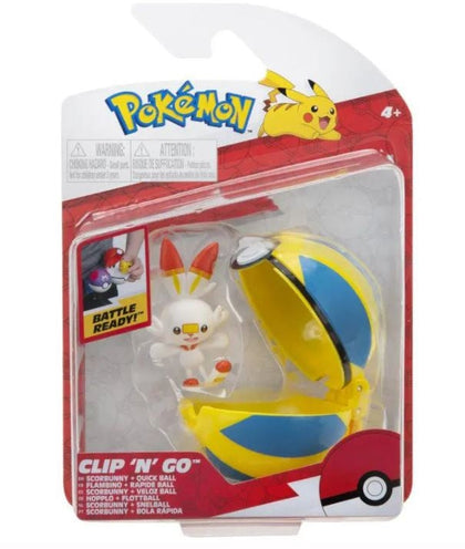 Pokémon Clip 'N' Go Pokéball Wave 10 Scorbunny