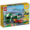 LEGO Creator - 31113 Trasportatore di Auto da Corsa