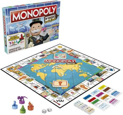 Hasbro - Monopoly - In Viaggio Per Il Mondo - Gioco da Tavolo
