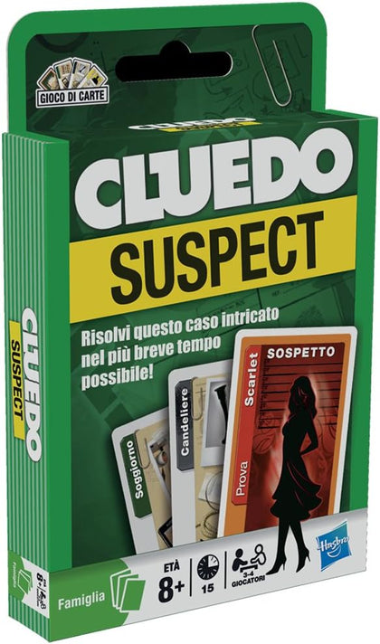 Hasbro - Cluedo Suspect - Card Games
