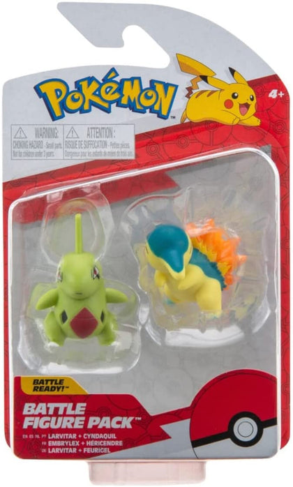 Pokémon Battle Mini Figures Pack 5-8 cm Wave 10 Larvitar + Cyndaquil