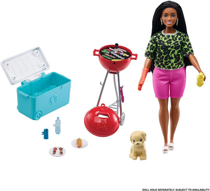 Barbie Playset Barbecue con Cucciolo e Accessori
