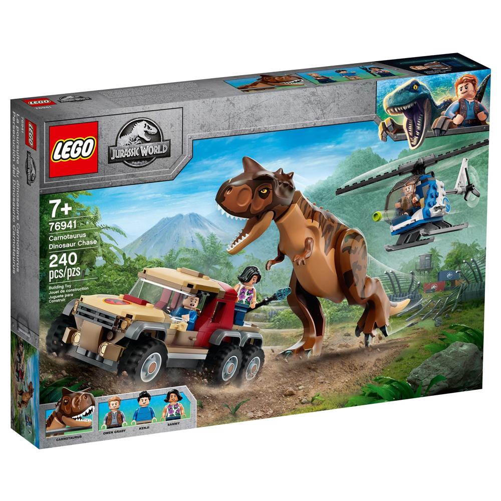 LEGO - 76941 L’inseguimento del Dinosauro Carnotaurus