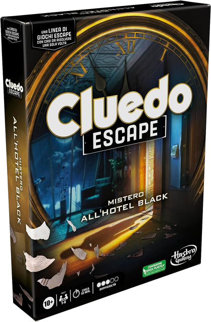 Hasbro - Cluedo Escape Mistero all'Hotel Black - Gioco da Tavolo