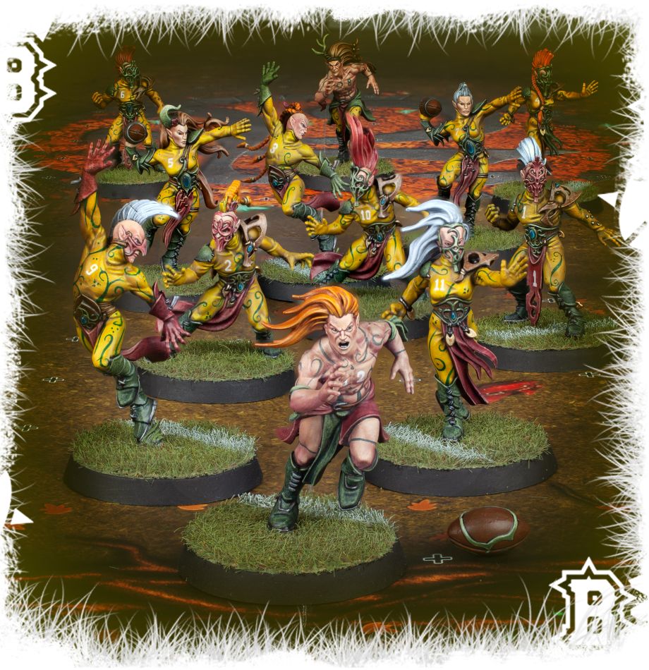 Blood Bowl - Team Wood Elf: The Athelorn Avengers