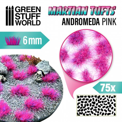 Green Stuff World - Scenary - Martian Fluor Tufts - Andromeda Pink