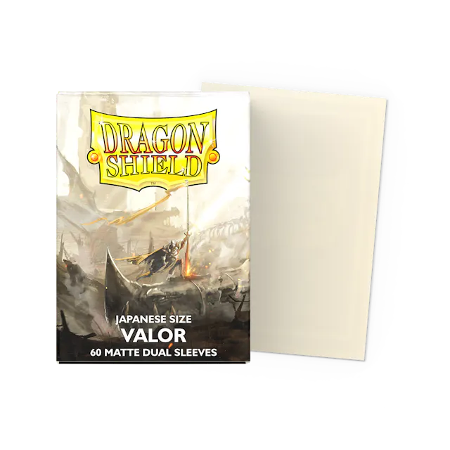 Dragon Shield - Japanese - Matte Dual - Valor 60 pcs