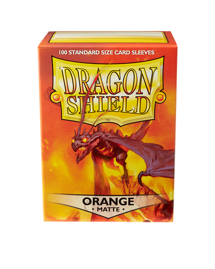 Dragon Shield - Standard - Matte - Orange 100 pcs