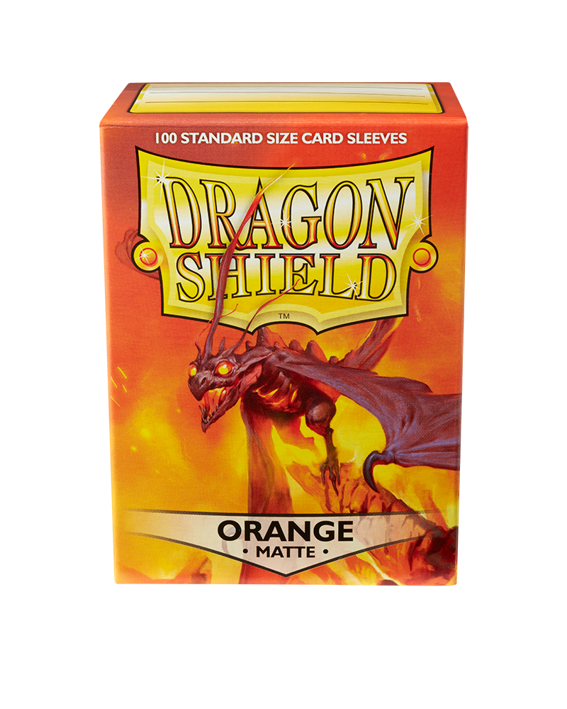 Dragon Shield - Standard - Matte - Orange 100 pcs