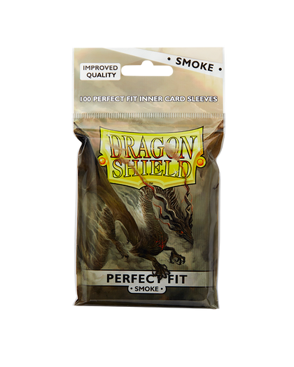 Dragon Shield - Perfect Fit - Toploader Clear/Smoke 100 pcs