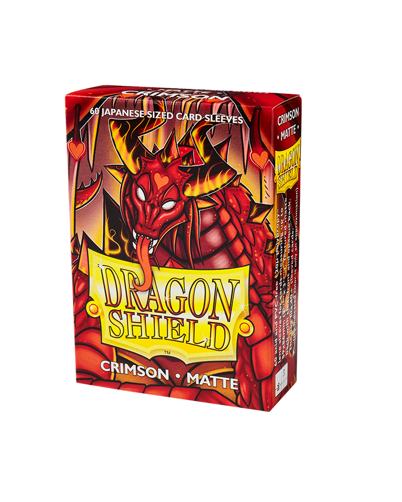 Dragon Shield - Japanese - Matte - Crimson 60 pcs