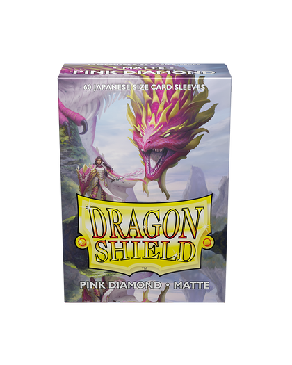 Dragon Shield - Japanese - Matte - Pink Diamond 'Cornelia' 60 pcs