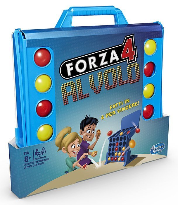 Hasbro - Forza 4 - Al Volo - Gioco da Tavolo