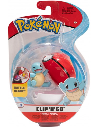 Boti - Pokémon Clip 'N' Go Pokéball Wave 8 Squirtle