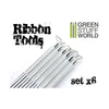 Green Stuff World - Tools - 6x Mini Ribbon Sculpting Tool Set